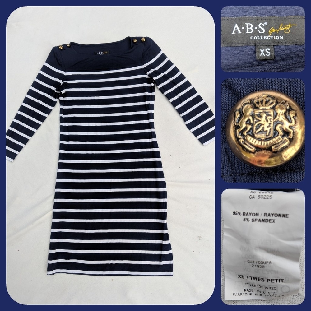 ABS mini dress